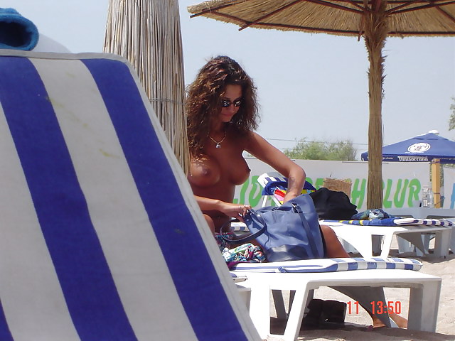 Romanian girls at the beach RO7 #12164838