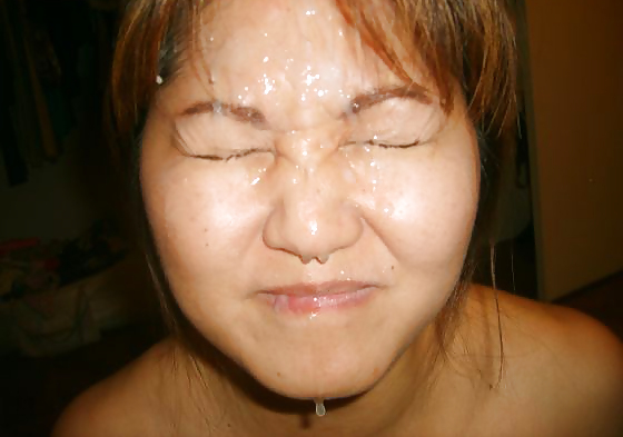 Asian Wife takes a Facial #7462386