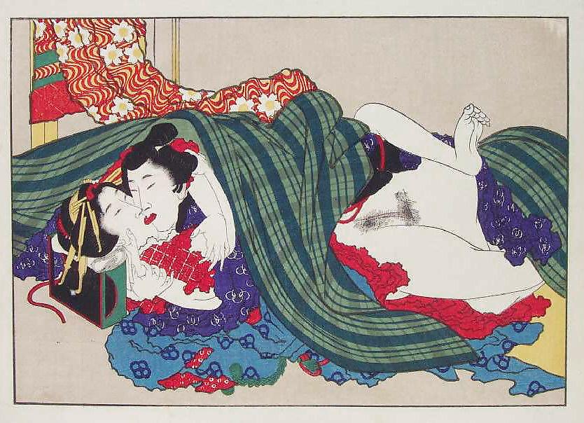 Japonés shunga arte 5 - escuela utagawa
 #10054886