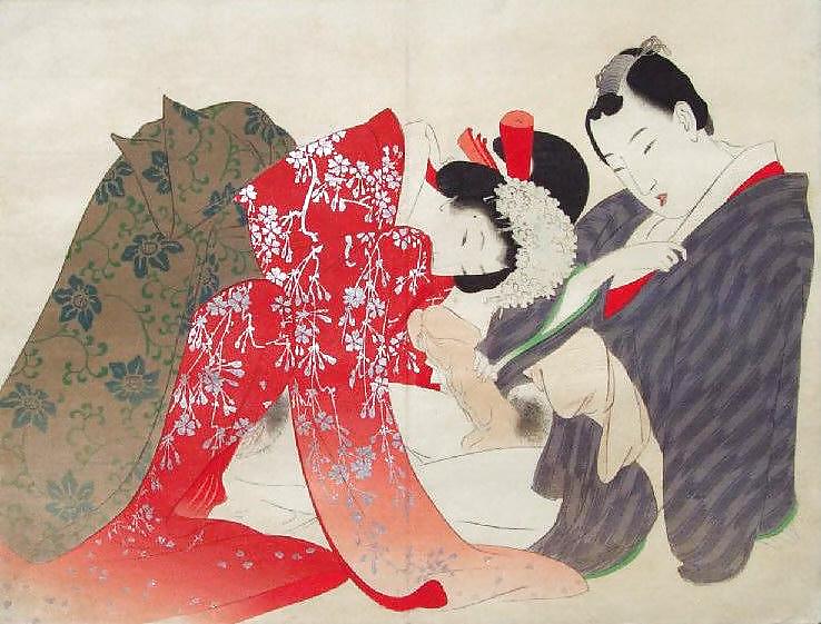 Japonés shunga arte 5 - escuela utagawa
 #10054895