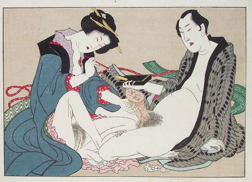 Japonés shunga arte 5 - escuela utagawa
 #10054915