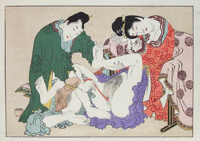 Japonés shunga arte 5 - escuela utagawa
 #10054954