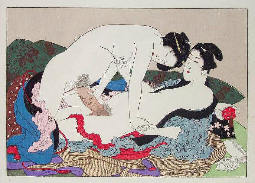 Japonés shunga arte 5 - escuela utagawa
 #10054956