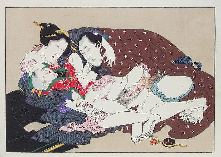 Japonés shunga arte 5 - escuela utagawa
 #10054966