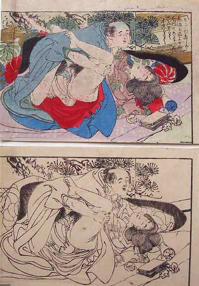 Japonés shunga arte 5 - escuela utagawa
 #10054969