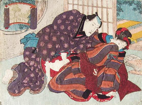 Japonés shunga arte 5 - escuela utagawa
 #10054986