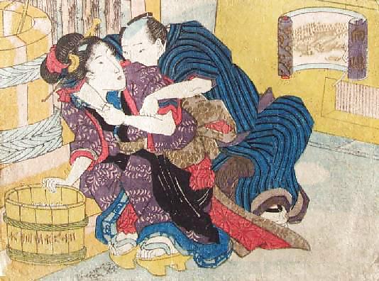 Japonés shunga arte 5 - escuela utagawa
 #10054994