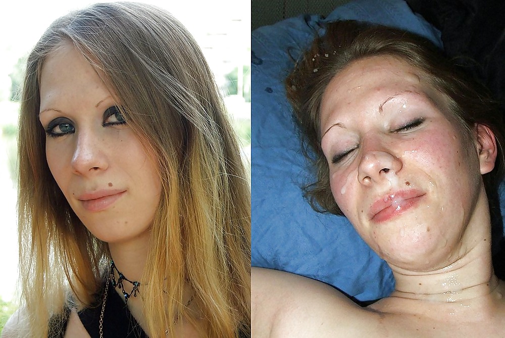 Before and after blowjob and cumshot. Amateur. #15850163