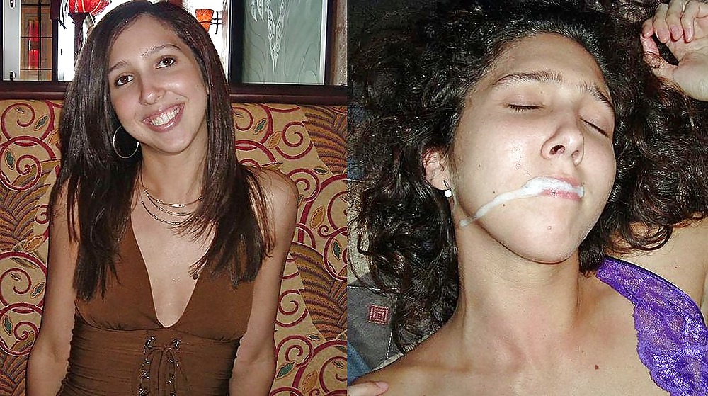 Before and after blowjob and cumshot. Amateur. #15850299
