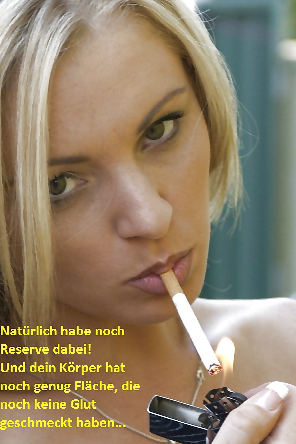 Femdom captions german smoking edition
 #15425021