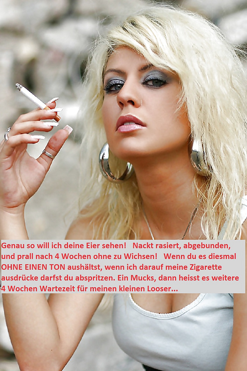 Domina Bildunterschriften Deutsch Rauchen Ausgabe #15425071