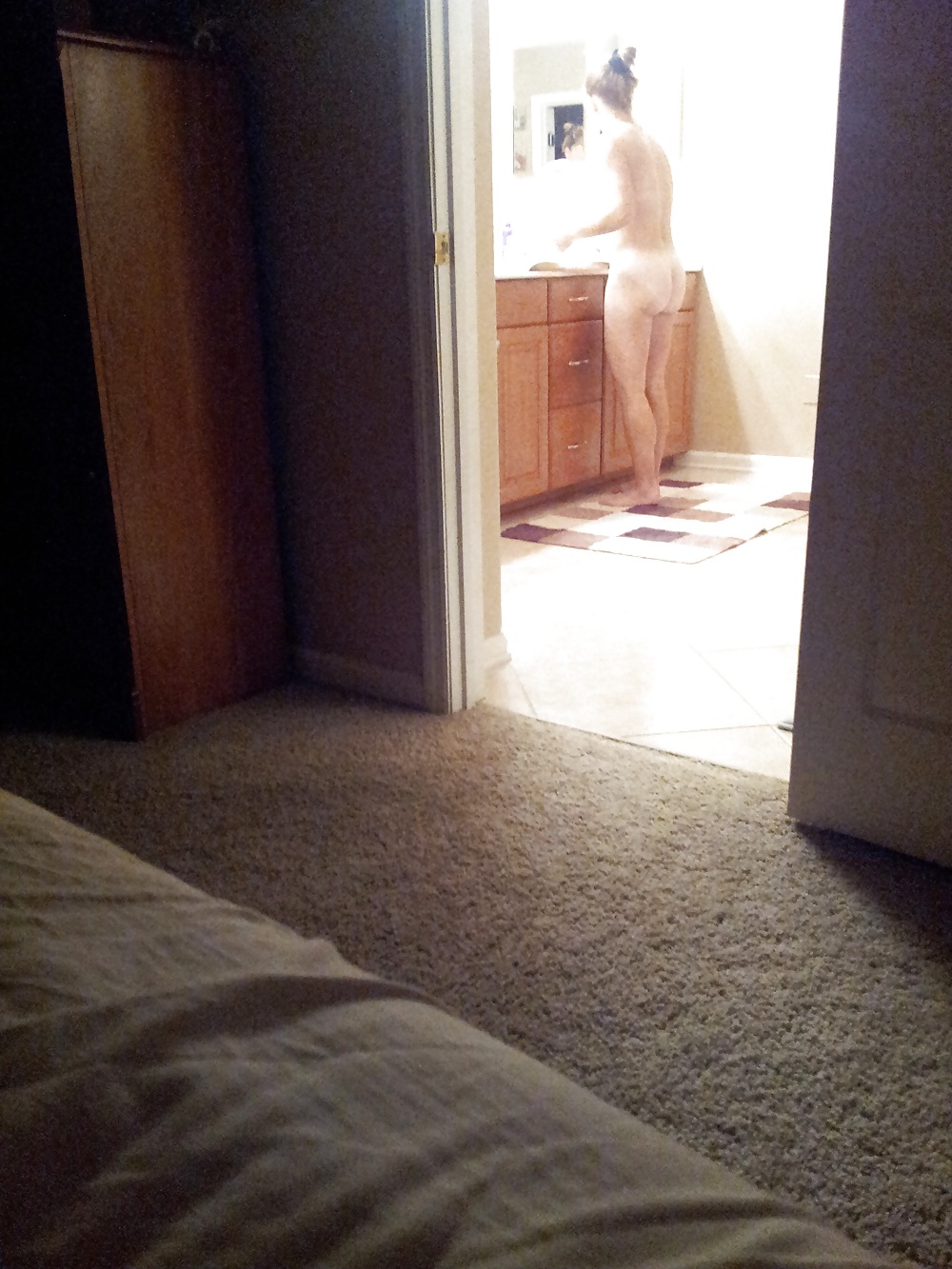 My wife out of the shower #16512336