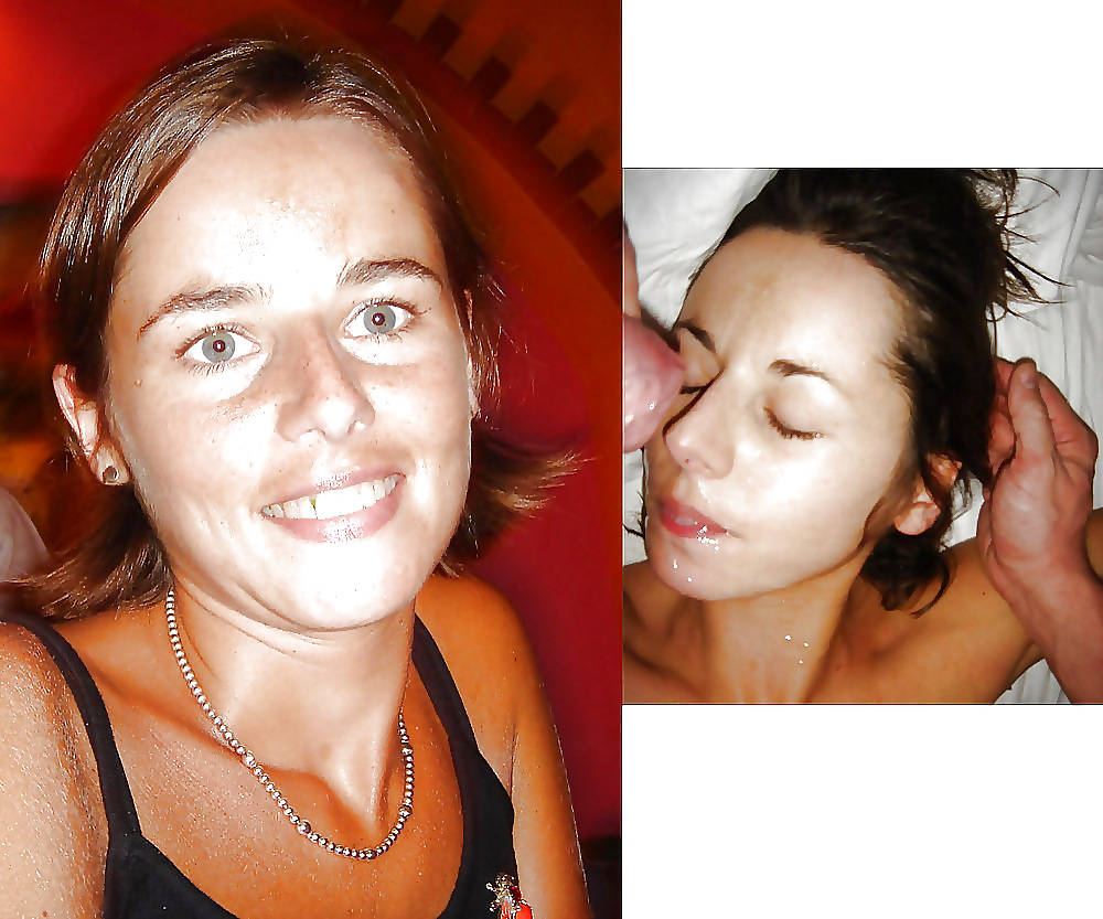 Antes y después de una corrida facial
 #18583492
