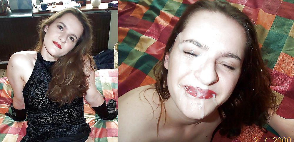 Before and after facial cumshot #18583583