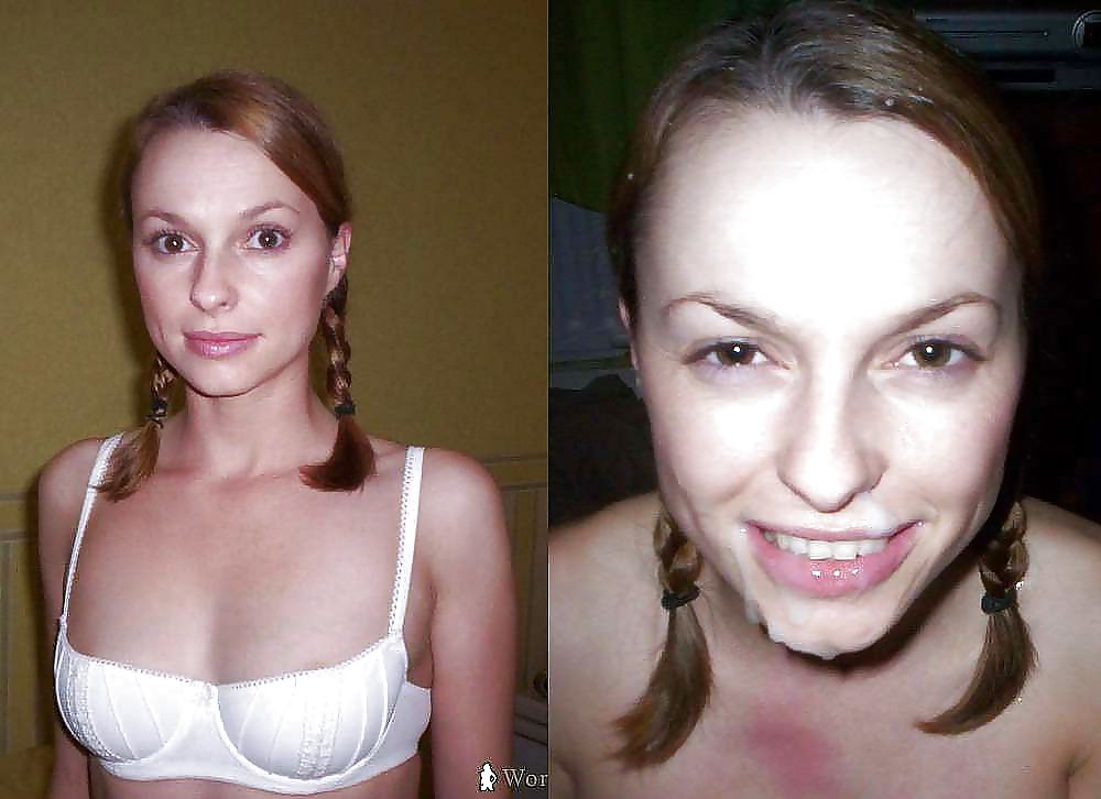 Antes y después de una corrida facial
 #18583597