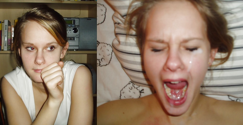 Before and after facial cumshot #18583689
