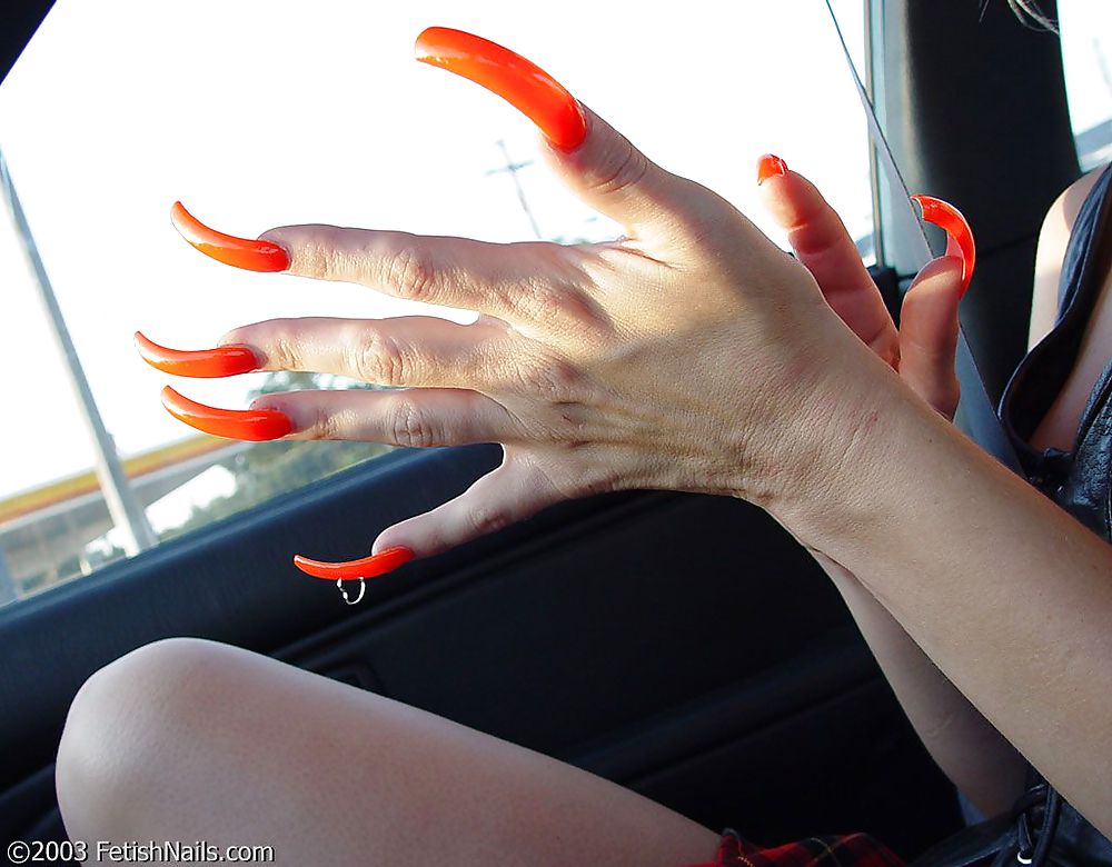 Long fingernail fetish #19509533