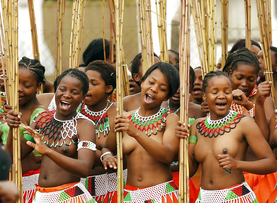 Yearly reed-dance in Swaziland #8036163