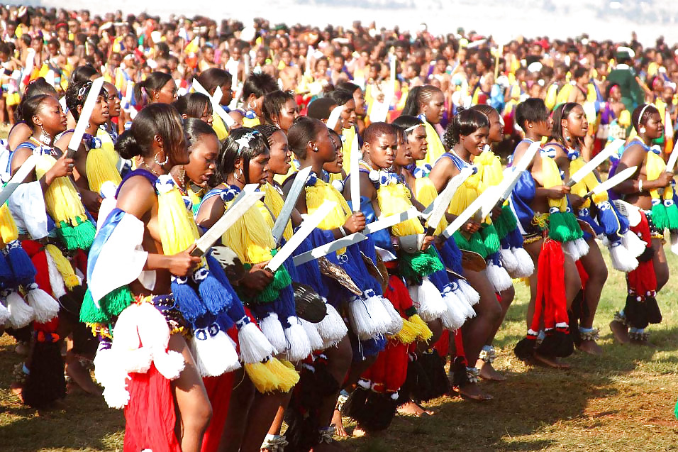 Yearly reed-dance in Swaziland #8036218