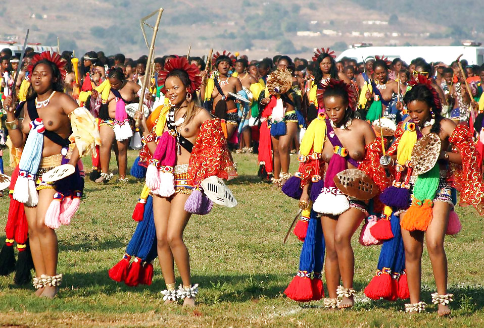 Yearly reed-dance in Swaziland #8036224