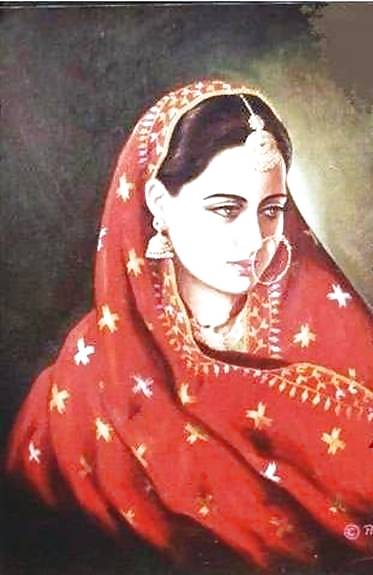 Peintures Indiennes: Les Femmes Punjabi #2573047