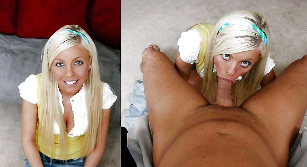 Before after blowjob 01 incl. dressed undressed facials #8431024