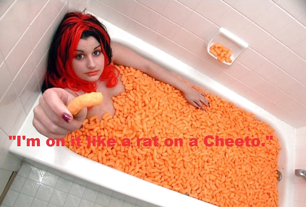 Estoy en ello como una rata en un cheeto
 #9642211