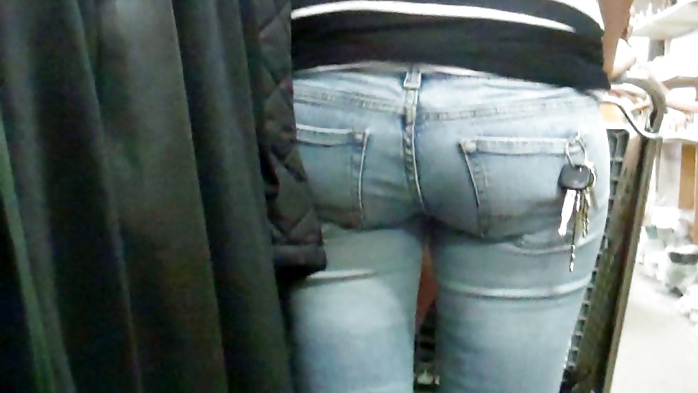 Tight sexy butt & ass in jeans  #8464721