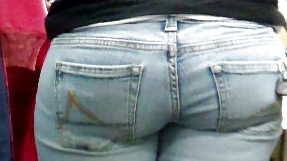 Tight sexy butt & ass in jeans  #8464732