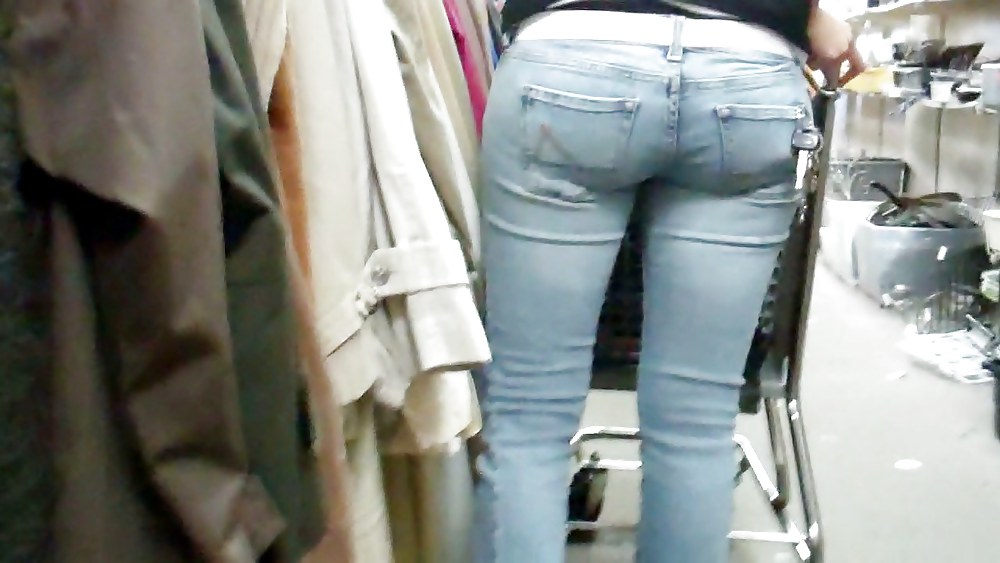 Tight sexy butt & ass in jeans  #8464738