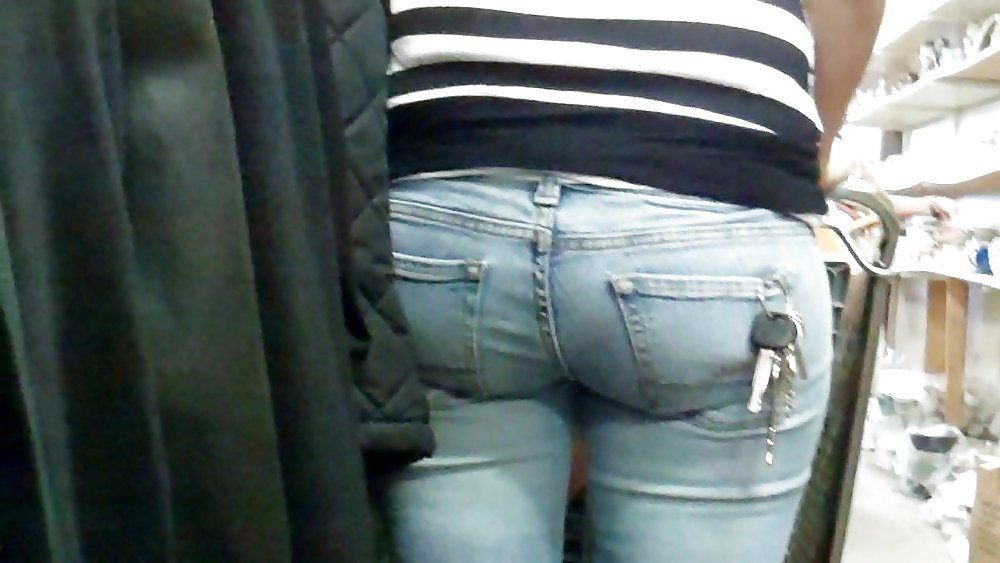 Tight sexy butt & ass in jeans  #8464753