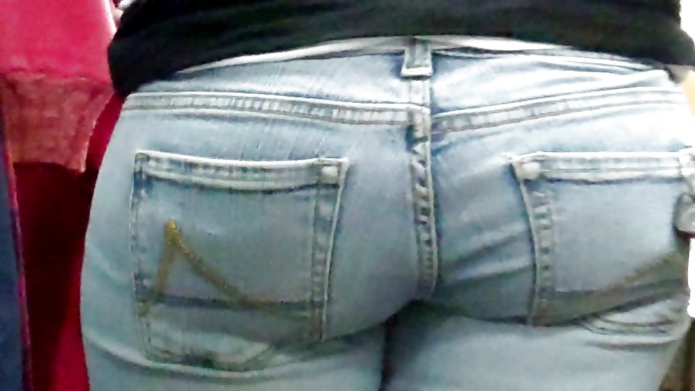 Tight sexy butt & ass in jeans  #8464760