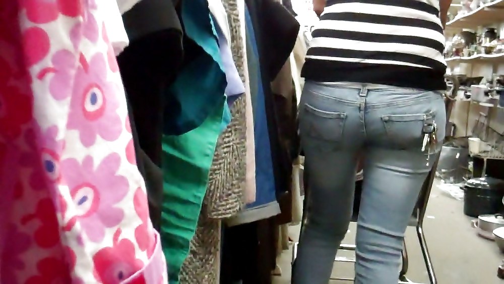 Tight sexy butt & ass in jeans  #8464766