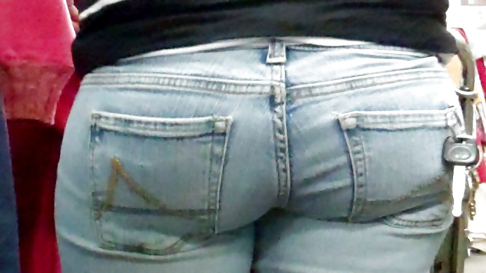 Tight sexy butt & ass in jeans  #8464801
