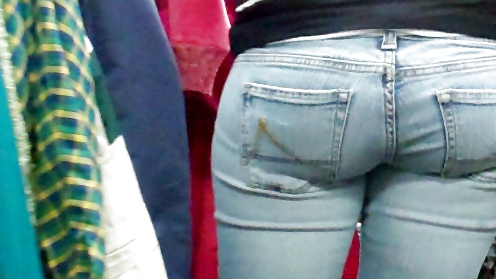 Tight sexy butt & ass in jeans  #8464812