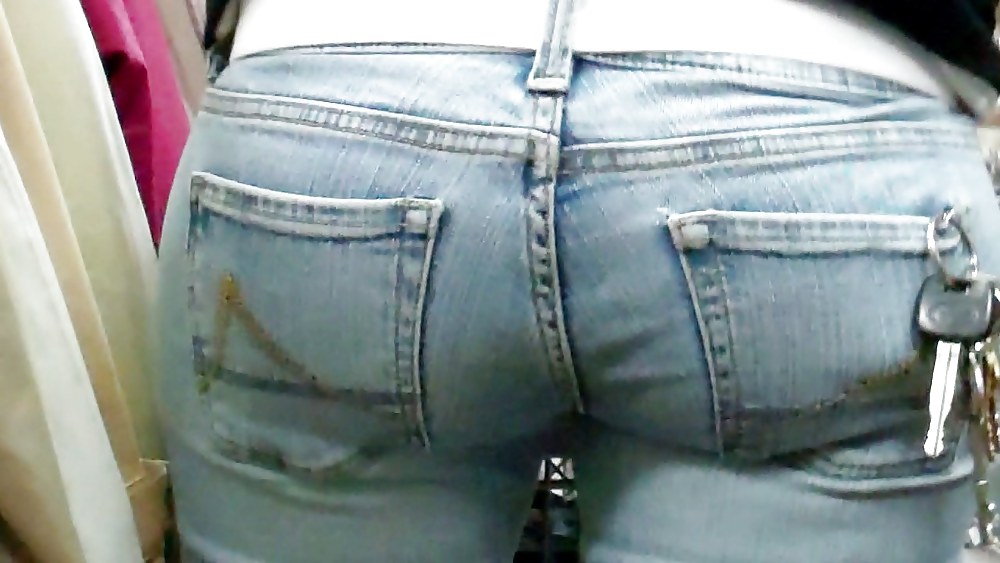 Tight sexy butt & ass in jeans  #8464843