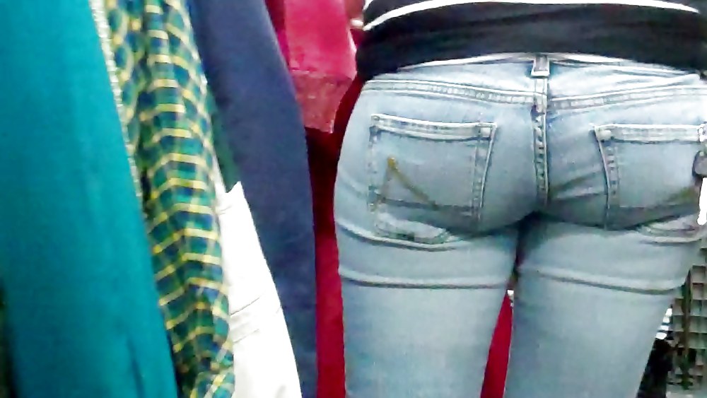 Tight sexy butt & ass in jeans  #8464860