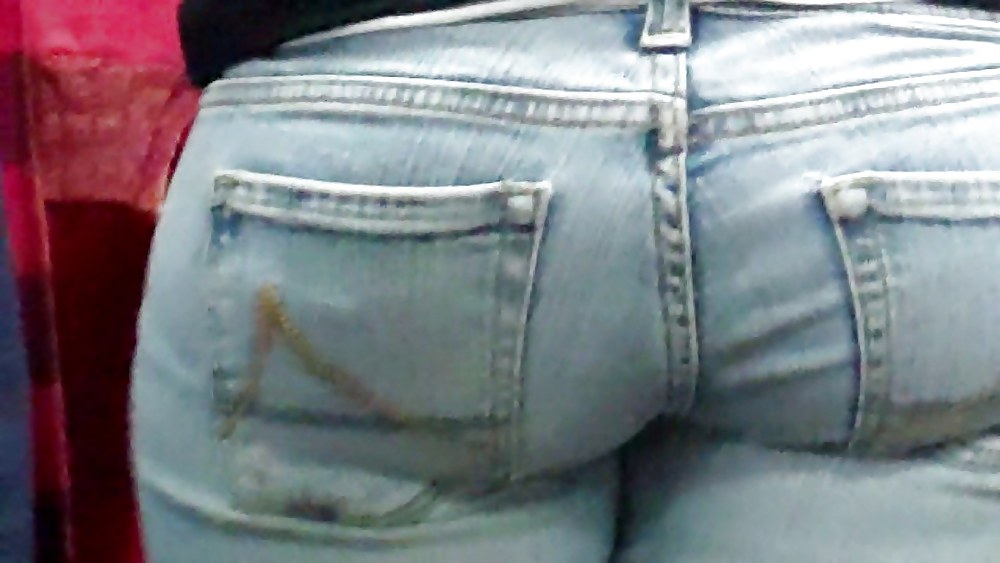 Tight sexy butt & ass in jeans  #8464866