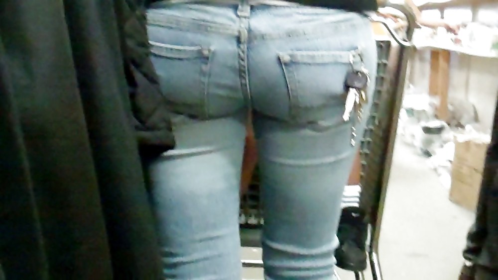 Tight sexy butt & ass in jeans  #8464871