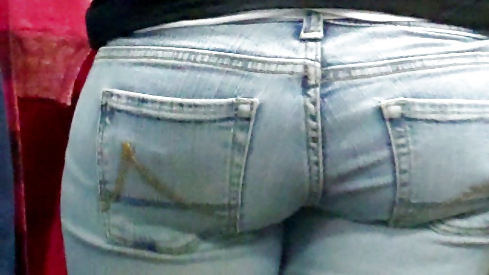 Tight sexy butt & ass in jeans  #8464911