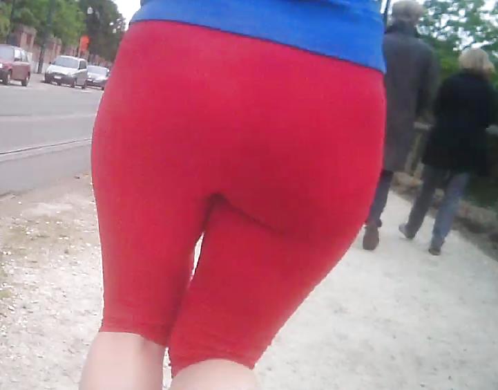 Sexy Jogging Spandex Booty #19918333