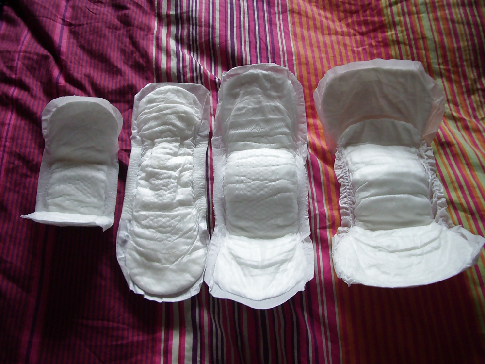 Panties and pad, dont know what to wear today #4618985