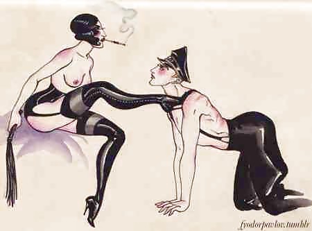 Smoking Fetish Drawing #12371622