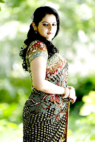 Sexy indian in black saree #13265944