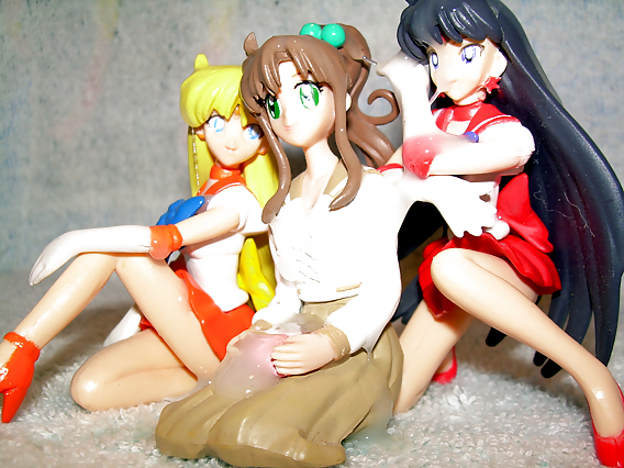 Yellow Towel - Sailor Scout Threesome #20577442