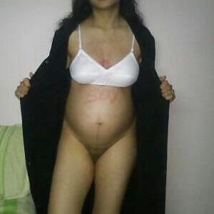 Muslim girl naked under burqa