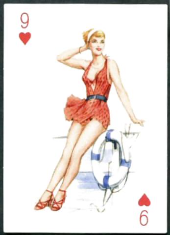 Erotic Taking half in Playing cards 3 - Pin-up Combine c. 1950 for SMICHAELS #9640366