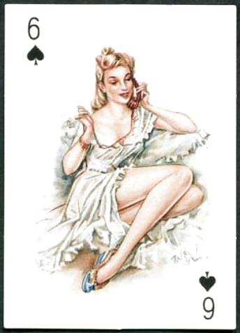 Erotic Taking half in Playing cards 3 - Pin-up Combine c. 1950 for SMICHAELS #9640379