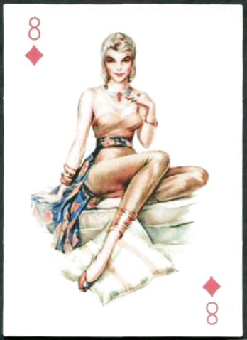 Erotic Taking half in Playing cards 3 - Pin-up Combine c. 1950 for SMICHAELS #9640386