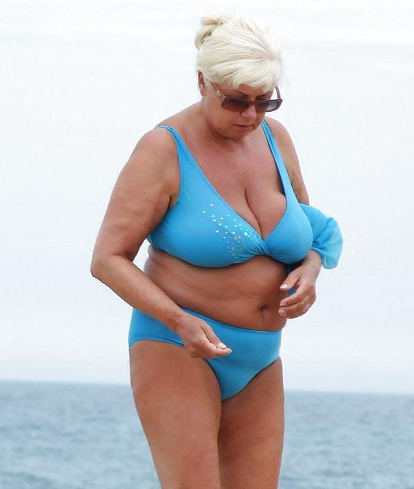 Granny bbw beach 3 #6180345